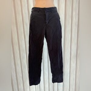 Brandy Melville Women's Dark Harbor Blue Cargo Jeans